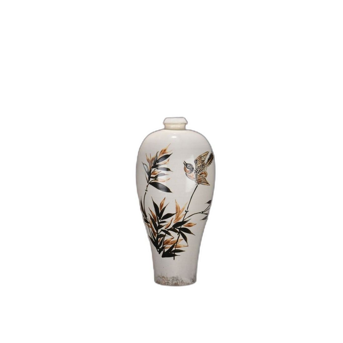 Song Dynasty Cizhou Kiln Floral and Bird Vase (1 of 9)