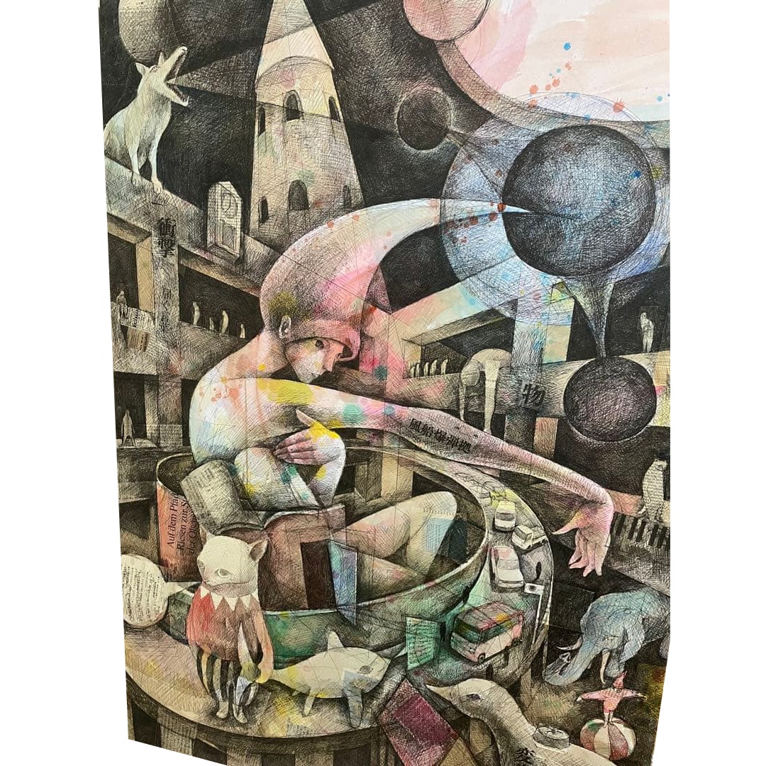 Fantasy Modern Art: Notable Artist Ryuichi Hayashi: (Fantastical Contemporary Art: Notable Artist Lin Ryuichi) Currently, the most popular contemporary artist This is a work by Lin Longyi. (This is a piece by the highly acclaimed contemporary artist Li