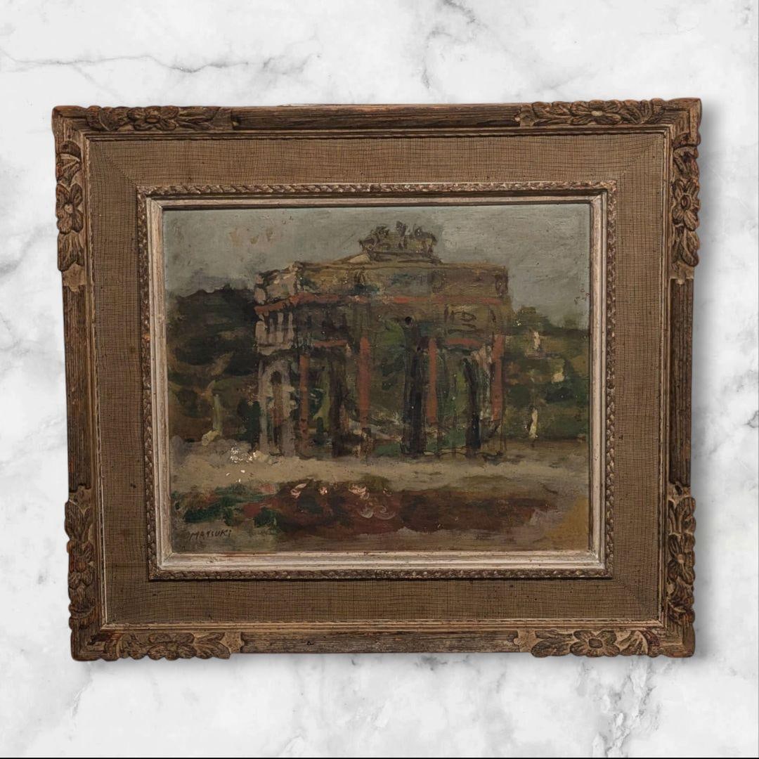 Mitsuhito Matsuki Oil Painting Western-style Landscape Painting (1 of 5)