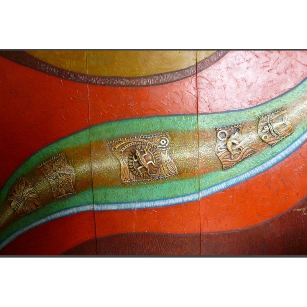 Authentic South American Gallery Exhibition Piece, Artist's Signature: Hand-signed by Erolzof: Authentic South American Gallery Exhibition Piece, Artist's Signature: Hand-signed by Erolzof Exhibition of Artist's Work at the South American Gallery The rich ecosystems of South America are express