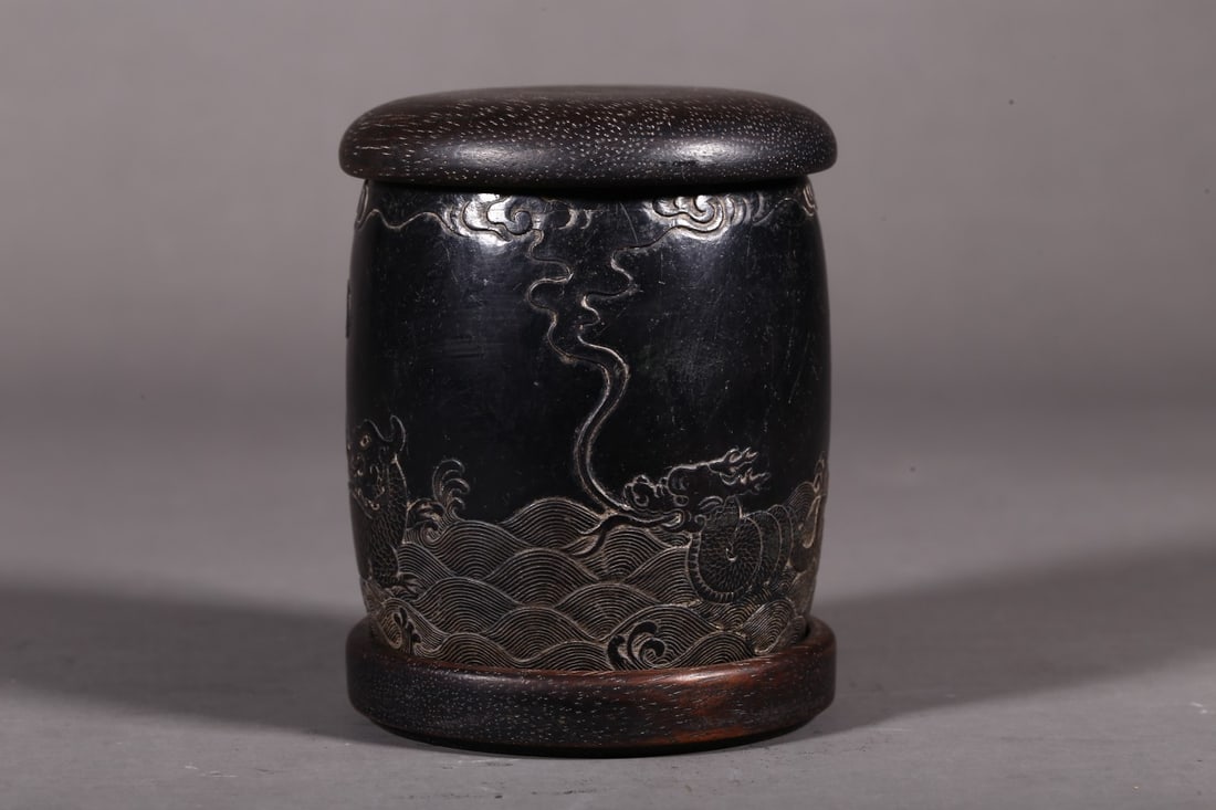 Duan Stone Beast Pattern Inkstone - 2