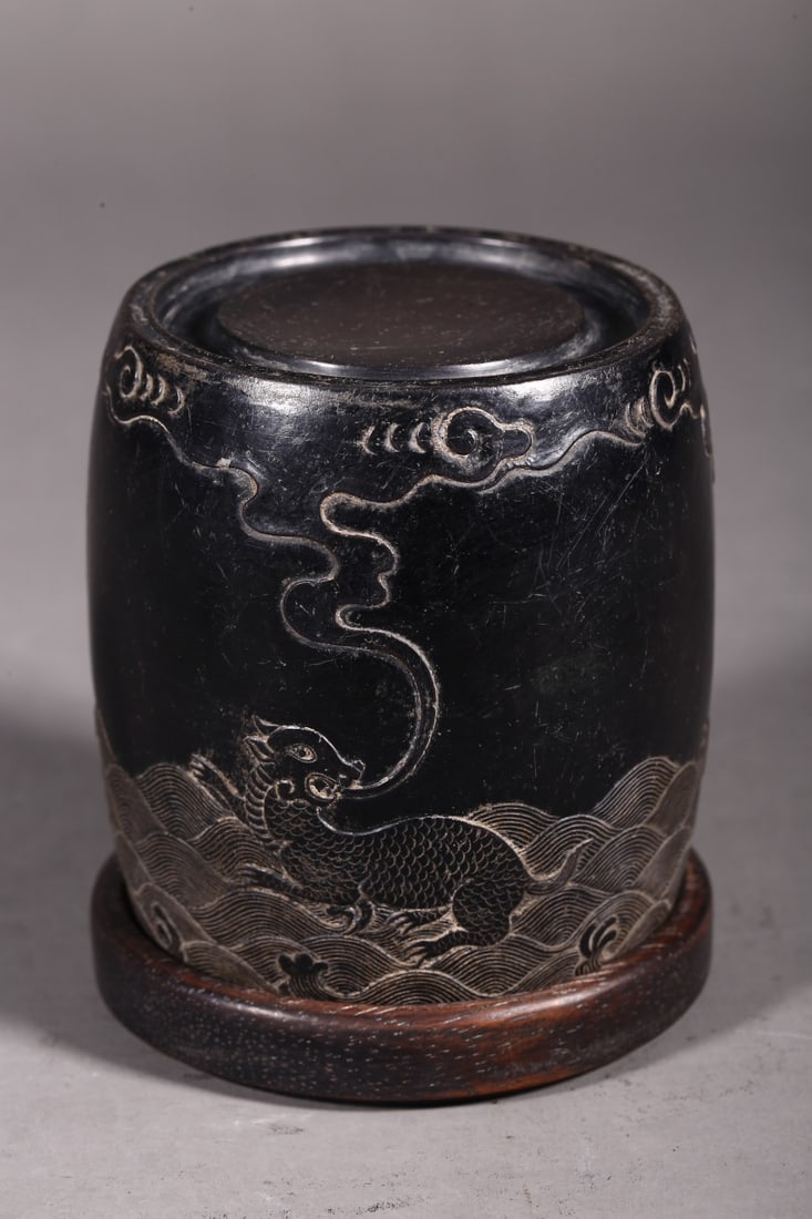 Duan Stone Beast Pattern Inkstone - 3