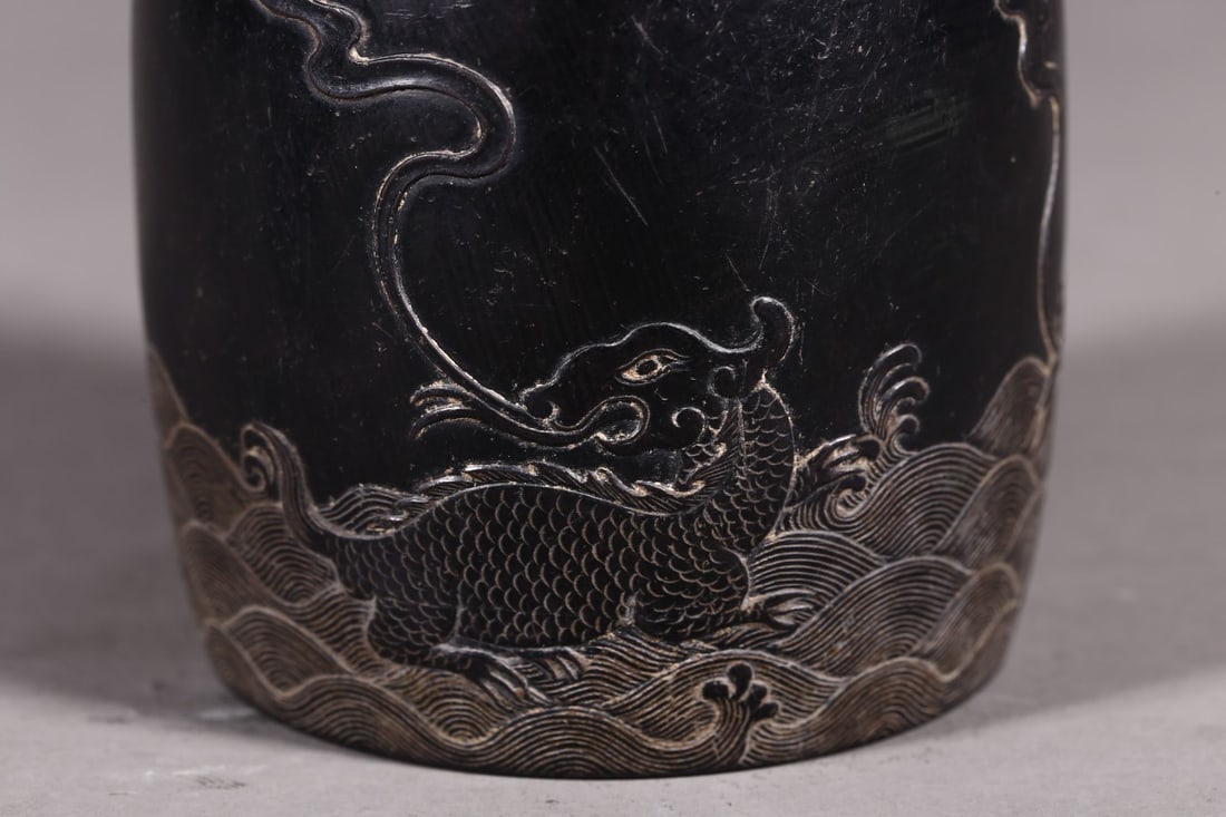 Duan Stone Beast Pattern Inkstone - 5