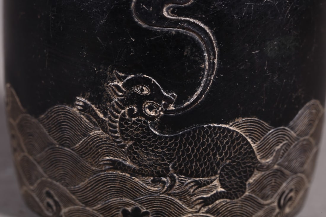 Duan Stone Beast Pattern Inkstone - 7