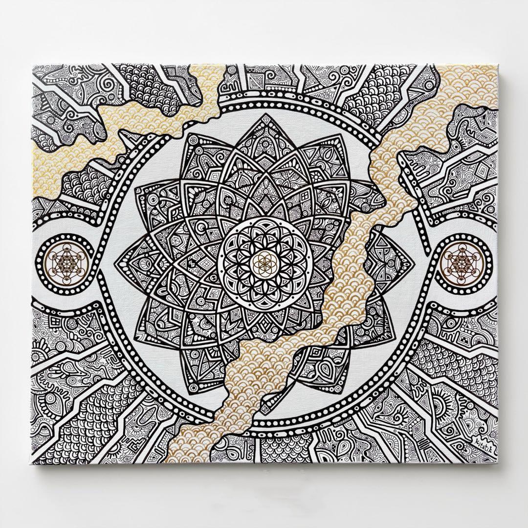 Mandala Art by Kitachiku: "Mystical Drift" (1 of 12)