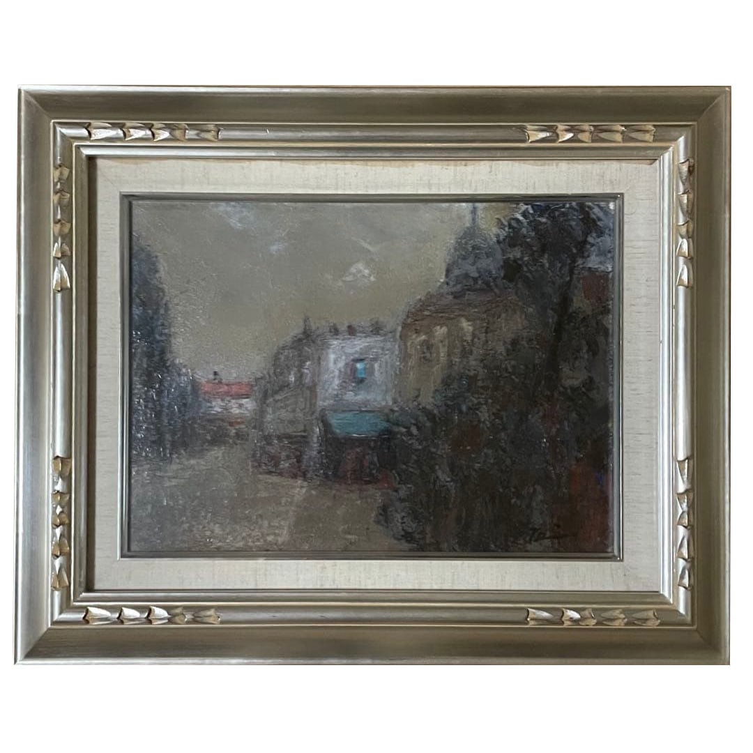 Yoshiyoshi Shirahama, Landscape, Oil on Canvas, No. 4 Size: Image Dimensions Height: Approximately 23.7 cm Width: Approximately 32.7 cm Frame Dimensions Height: Approximately 394 cm Width: Approximately 48.6 cm Depth: Approximately 5.3 cm Freight: 1.Internatio