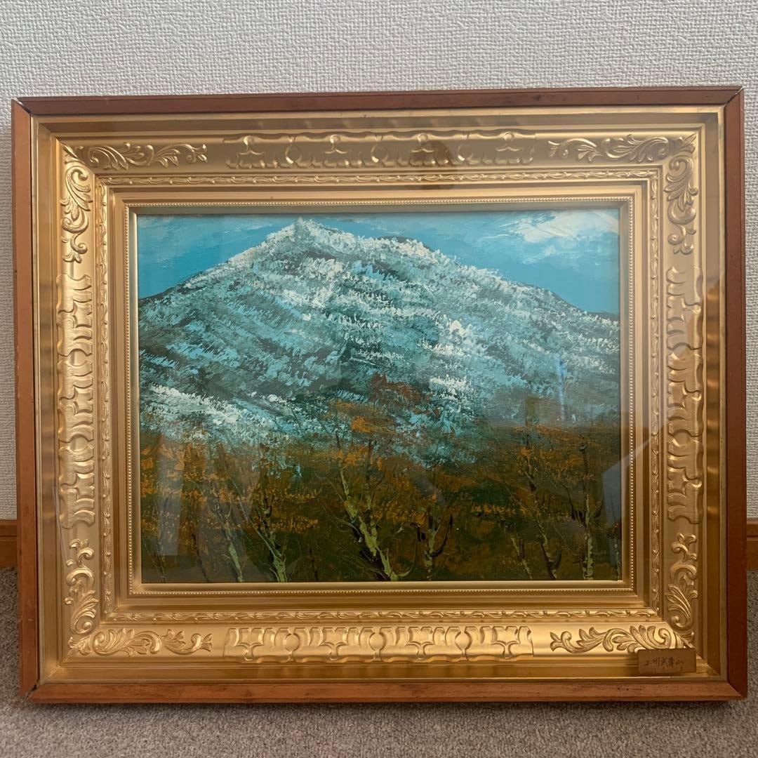 Painting, Oil on Canvas: Painting, Oil Painting These items have been stored in a warehouse for an extended period, resulting in scratches and stains. Please be aware that this is a vintage item; consider this before purchasi