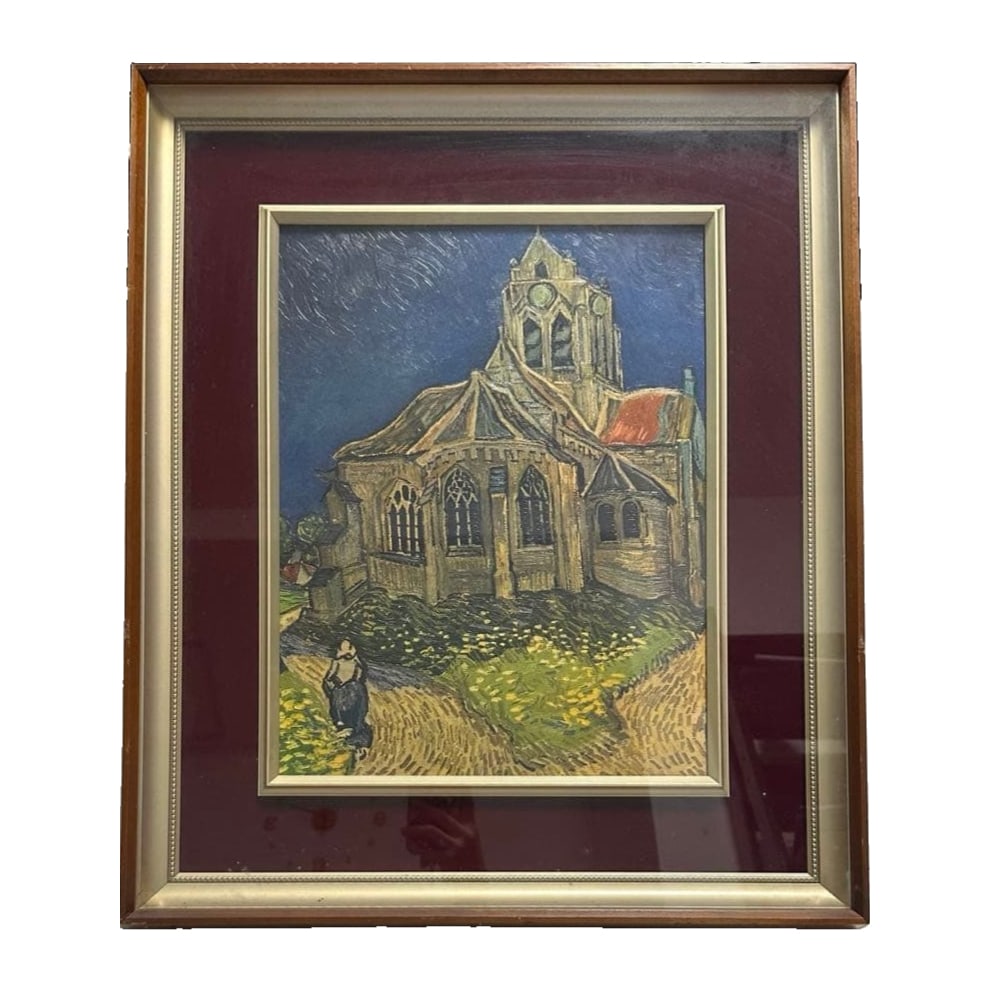 Van Gogh, Church in Auvers: Vincent van Gogh, "The Church at Auvers" Oil Painting, "The Church at Auvers" Vincent van Gogh (V. Gogh) The Church at Auvers (French: L'Eglise d'Auvers-sur-Oise) A reproduction of the masterpiece pai