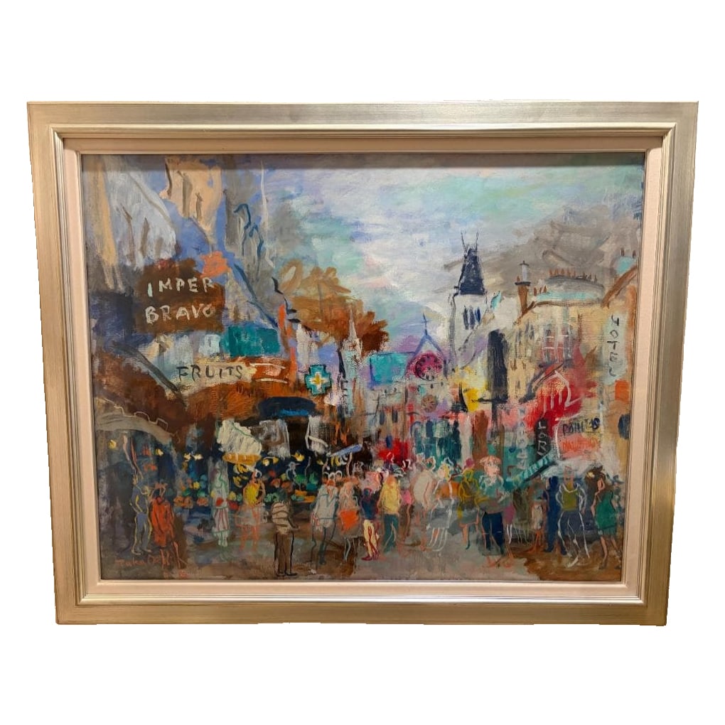 Takashi Ozu, F30, Tentative Title: "Imper Brabo," Oil on Canvas: Takashi Ozu, F30, Tentative Title: IMPER BRABO, Oil on Canvas No. 30 Dimensions: Approx. 910 x 727 mm Frame Dimensions: Approx. 106 x 87 x 6 cm Freight: 1.International Freight: Foreign shipping charg