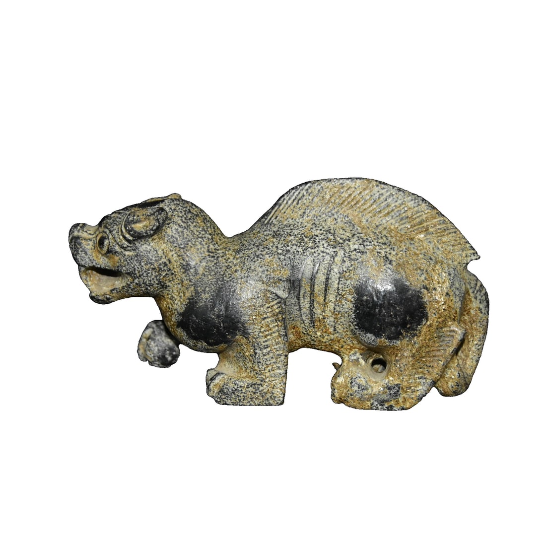 Meteorite beast: Meteorite beast, dimensions as shown, weight 1869 grams. Freight: 1.International Freight: Foreign shipping charges are determined by destination. 2.Photos, descriptions and valuations have been metic