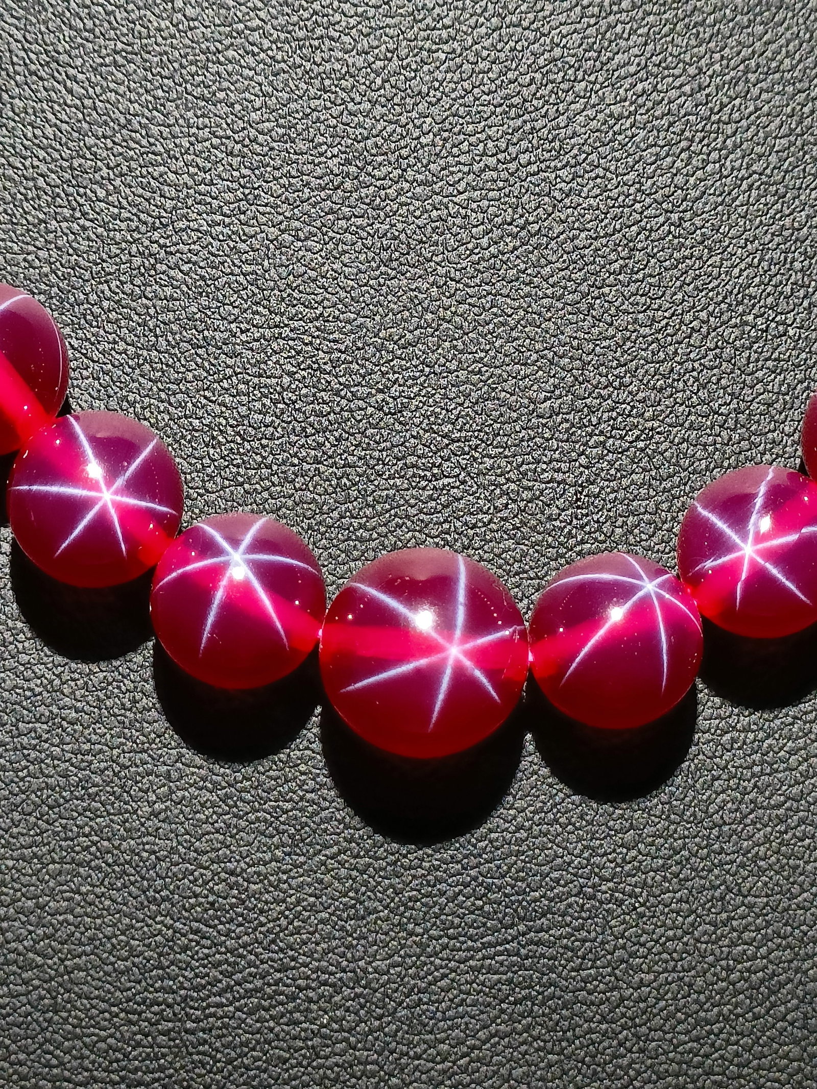 Collection Hexagram Star Ruby Necklace - 3