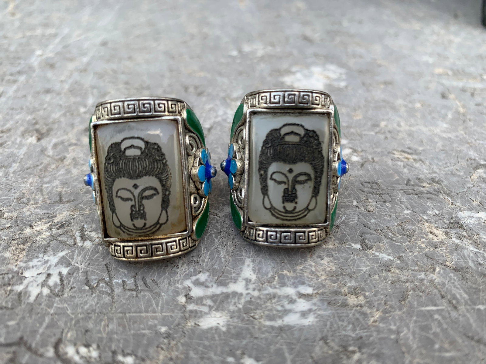 Hetian Jade Buddha Ring - 2