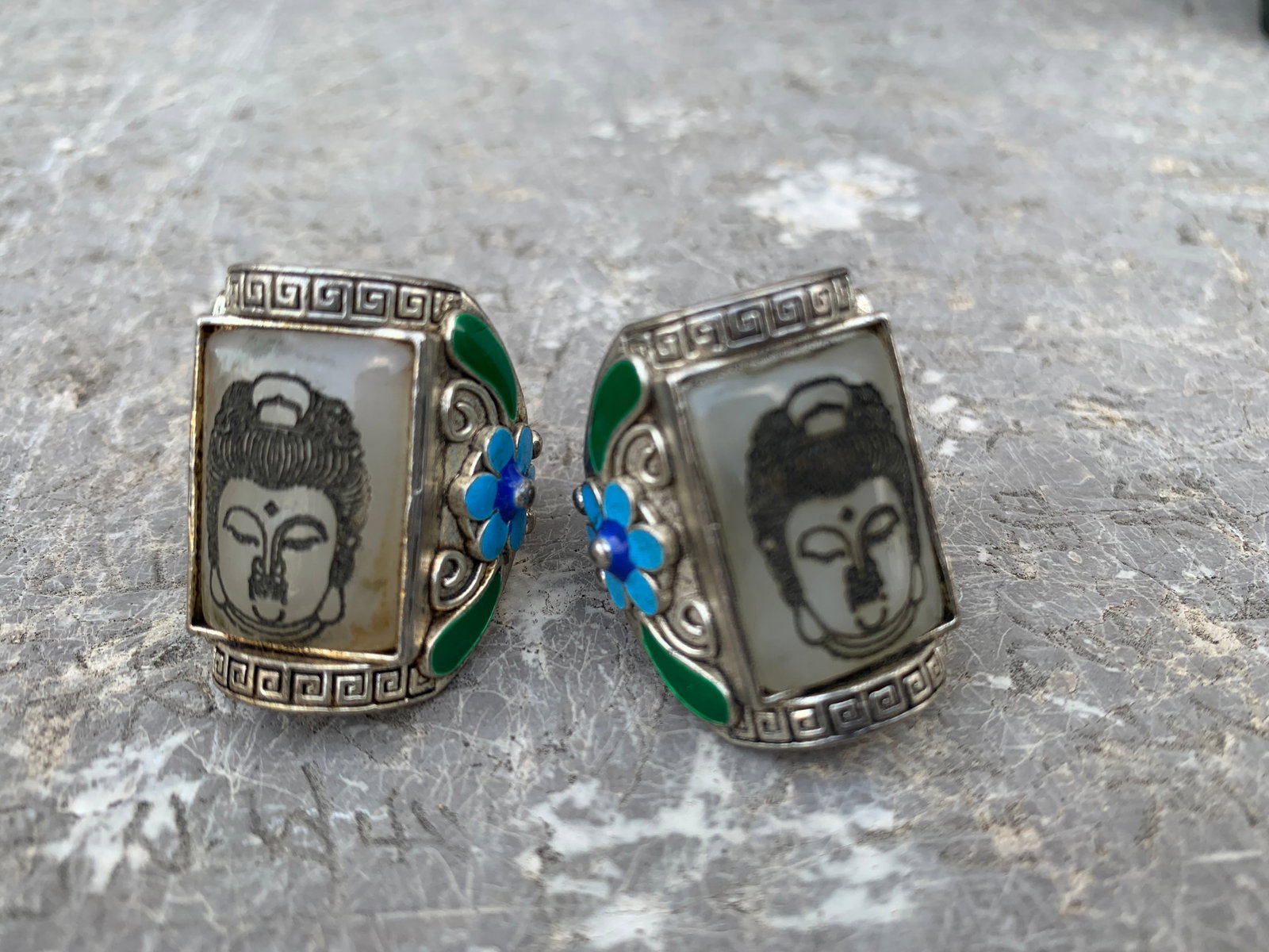 Hetian Jade Buddha Ring - 4
