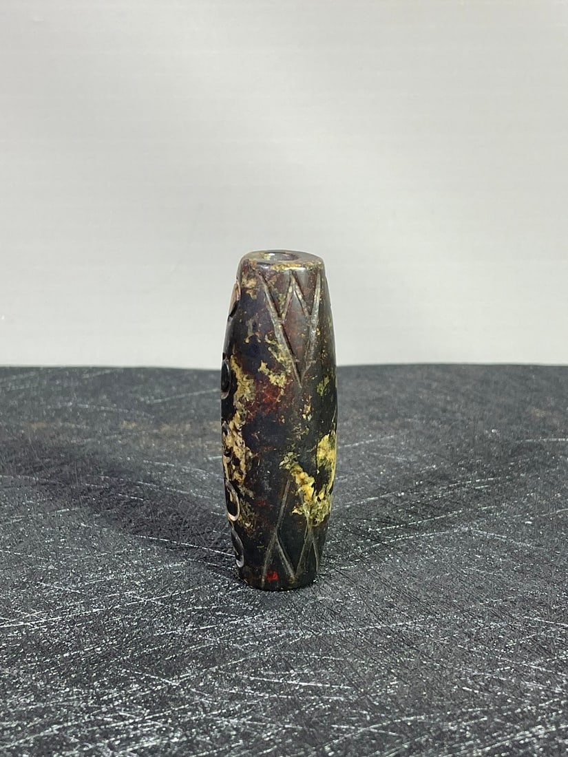 Meteorite Dzi Bead - 3