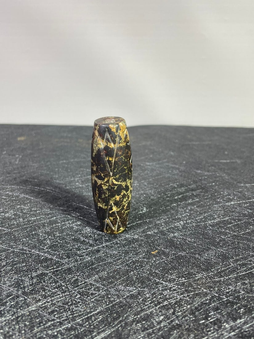 Meteorite Dzi Bead - 5