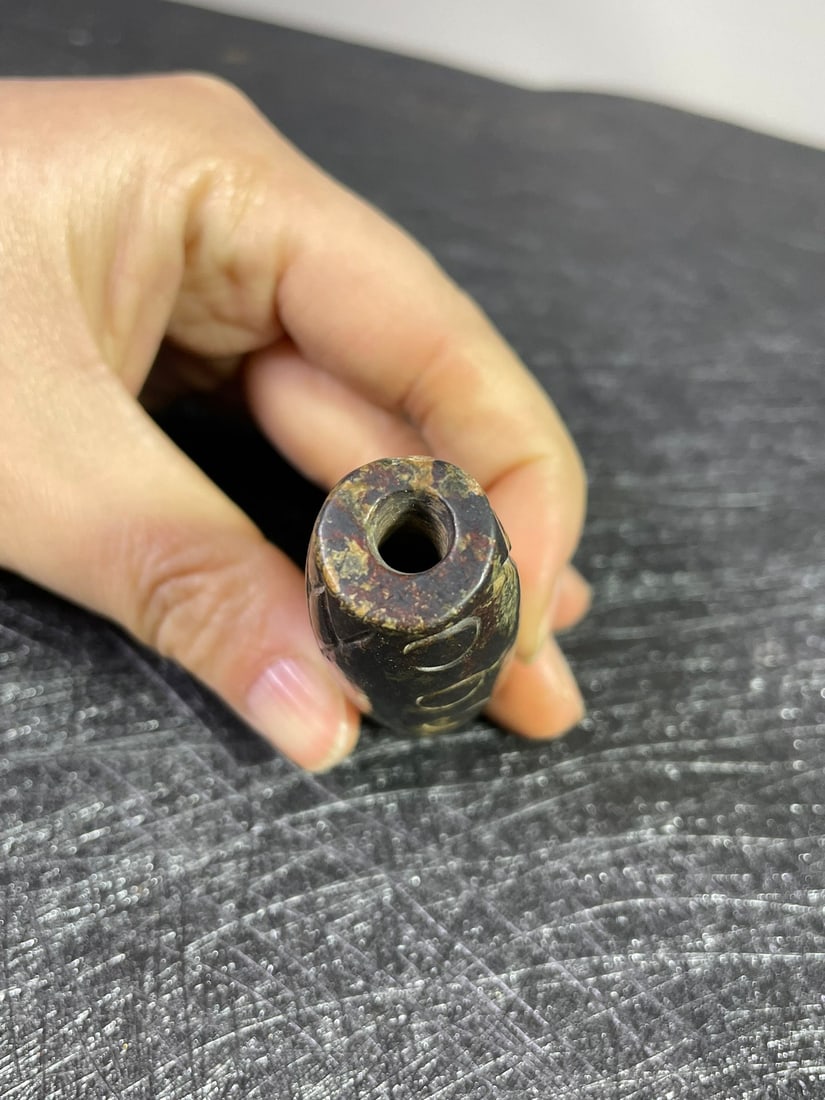 Meteorite Dzi Bead - 6