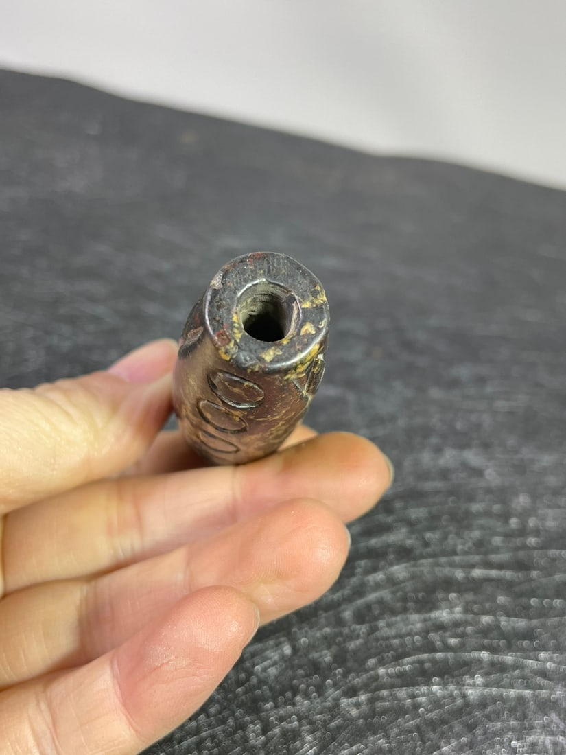 Meteorite Dzi Bead - 7