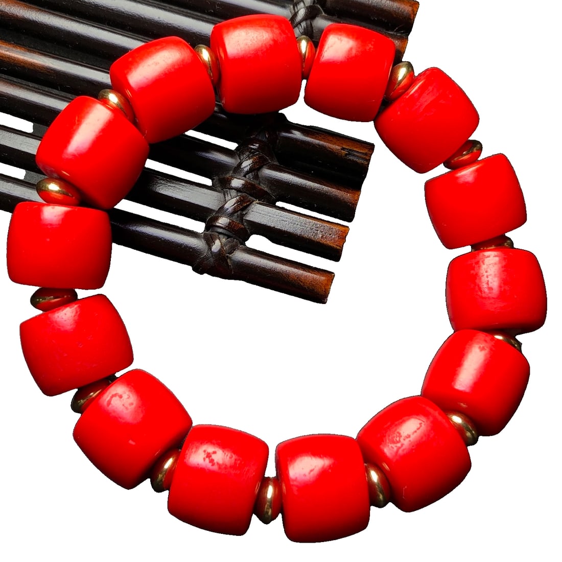 Old glass bead bracelet (1 of 10)