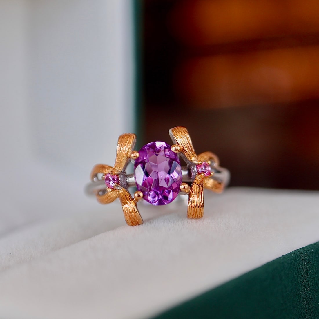S925 Silver Natural Uruguayan Amethyst Ring (1 of 8)