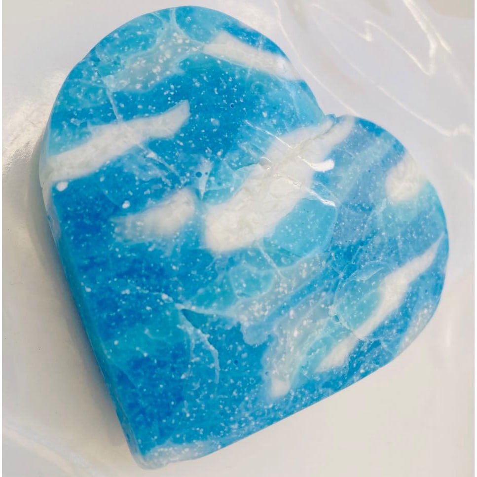 The Stone of Peace and Love: Larimar: The Rare Heart-Shaped Healing Stone of Peace and Love Larimar is a stone that symbolizes "love and peace." It is said to calm the mind and alleviate stress and anger. Healing Effects: -