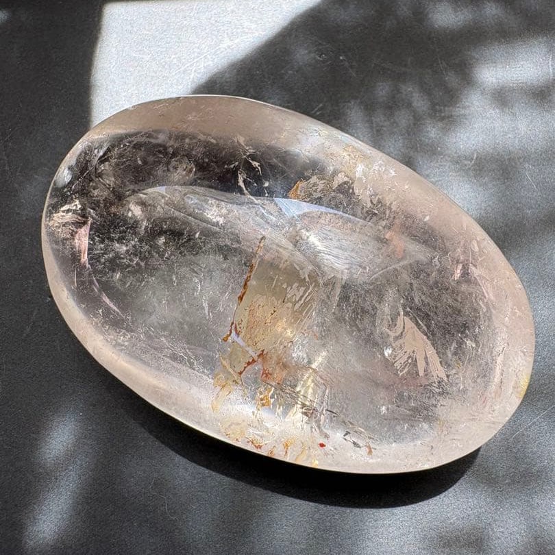 Symbiotic Quartz Palm Stone, Engraved with Runes (1 of 7)