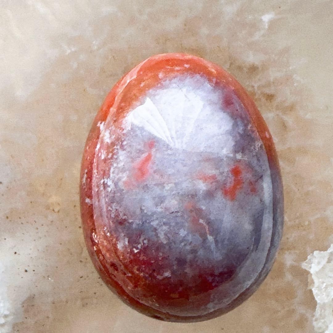 Natural Ocean Jasper Egg-Shaped Ornament (1 of 7)