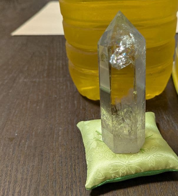 Yellow Citrine Hexagonal Tower - 2