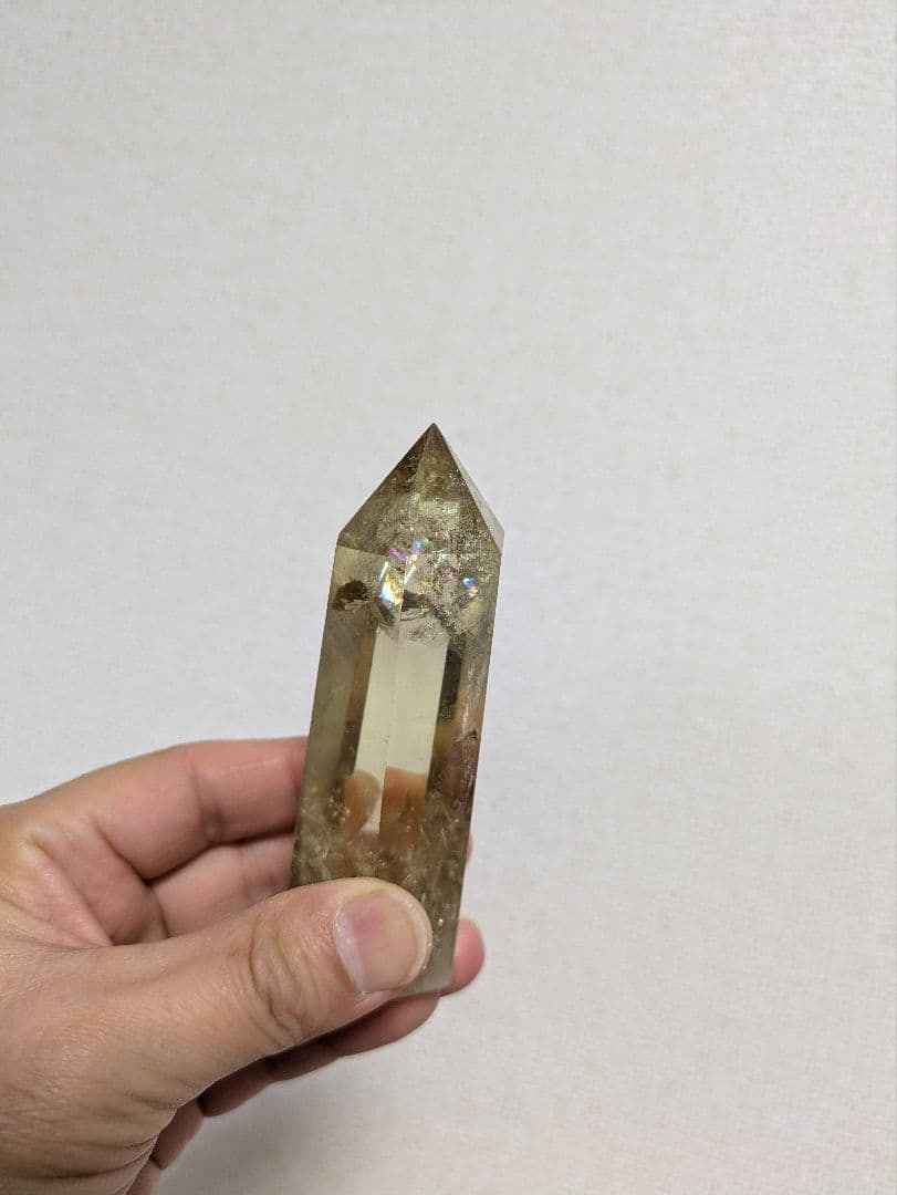 Yellow Citrine Hexagonal Tower - 4