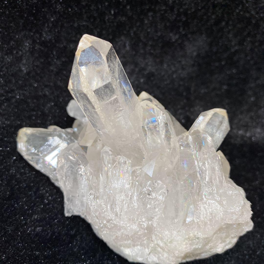 Natural Energy Stone: Natural Energy Stone - Top Quality Even contains a rainbow inside Rare production area [From Francisco Sa, Minas Gerais, Brazil] Maximum width is approximately 8.5 cm Its weight is approximately 160