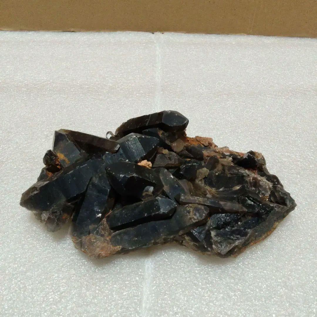 Cluster of Morion Quartz, Natural Stone: Morion Quartz Cluster, Natural Stone, Raw Mineral Please refer to the photos for dimensions. Also, please check the photos for the weight. As these are natural stones, each piece has its unique charac