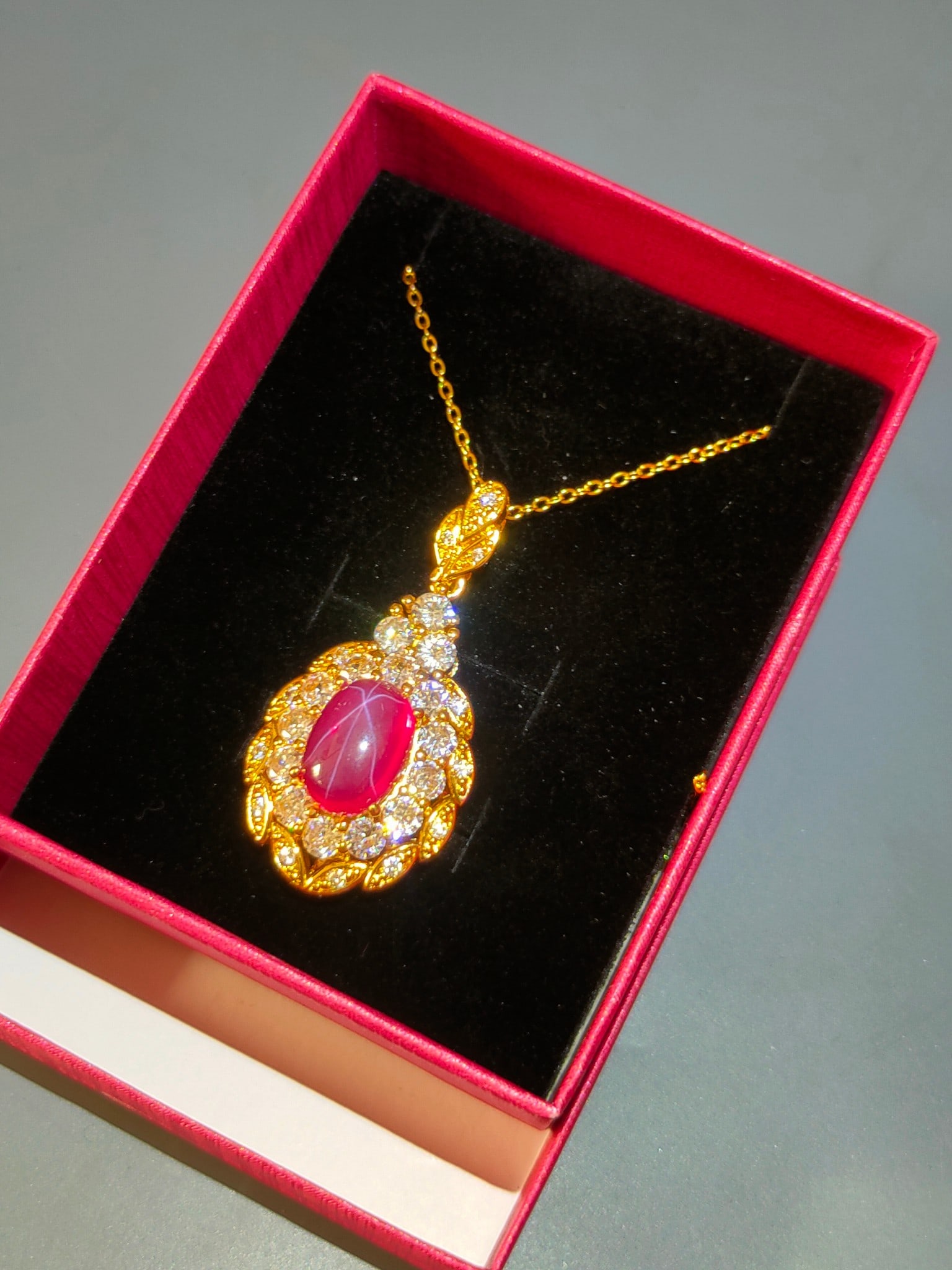 Silver Gilt Diamond Jewelry Set - 4