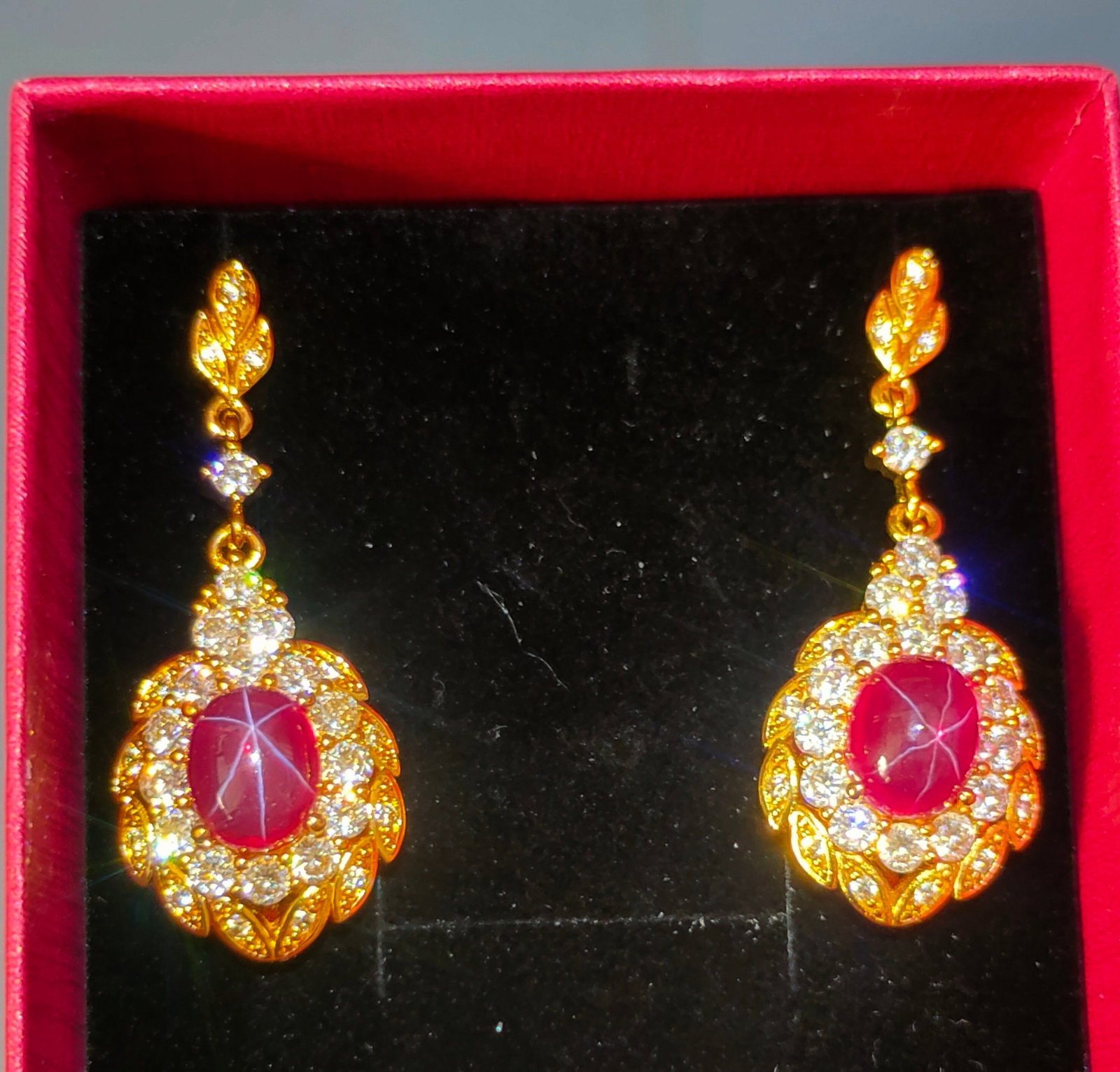 Silver Gilt Diamond Jewelry Set - 7