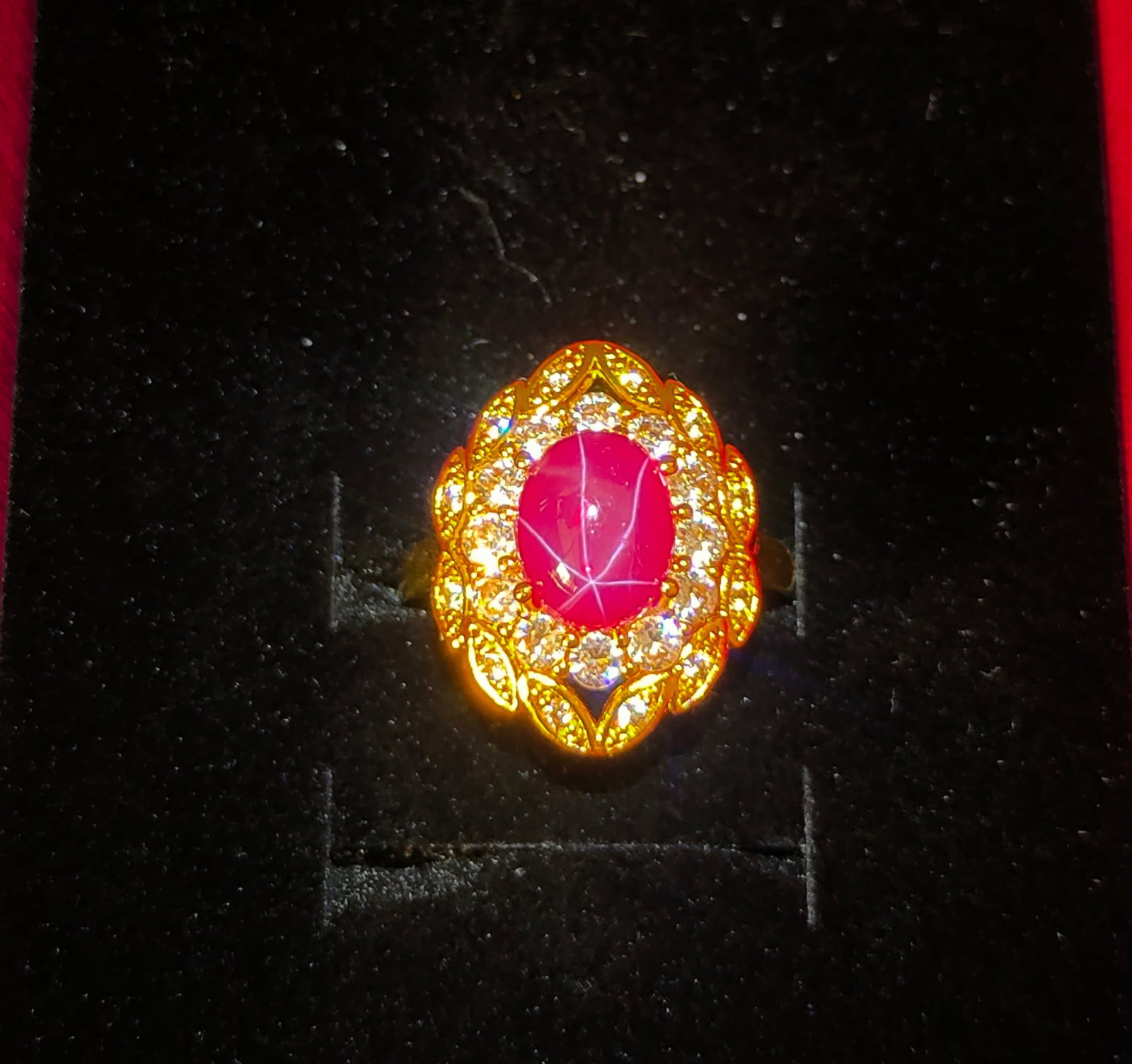 Silver Gilt Diamond Jewelry Set - 8