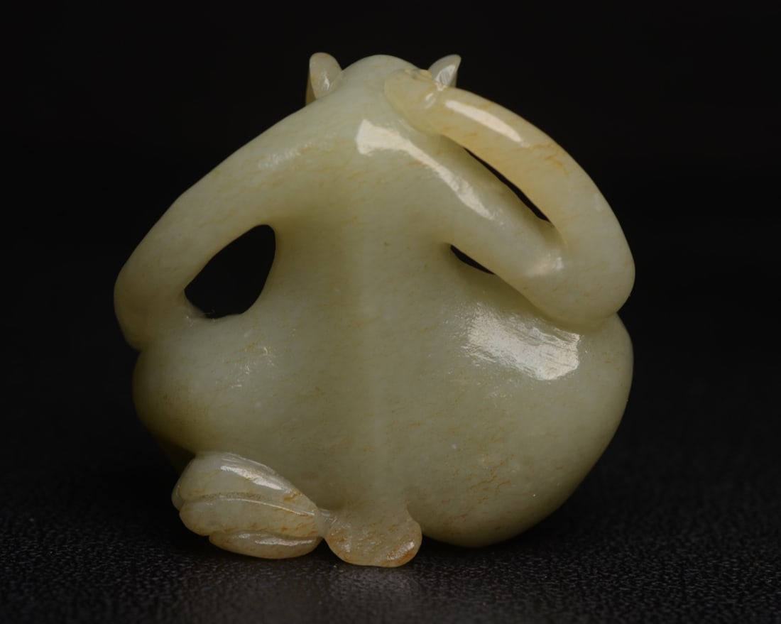 Hetian Jade Bear - 2