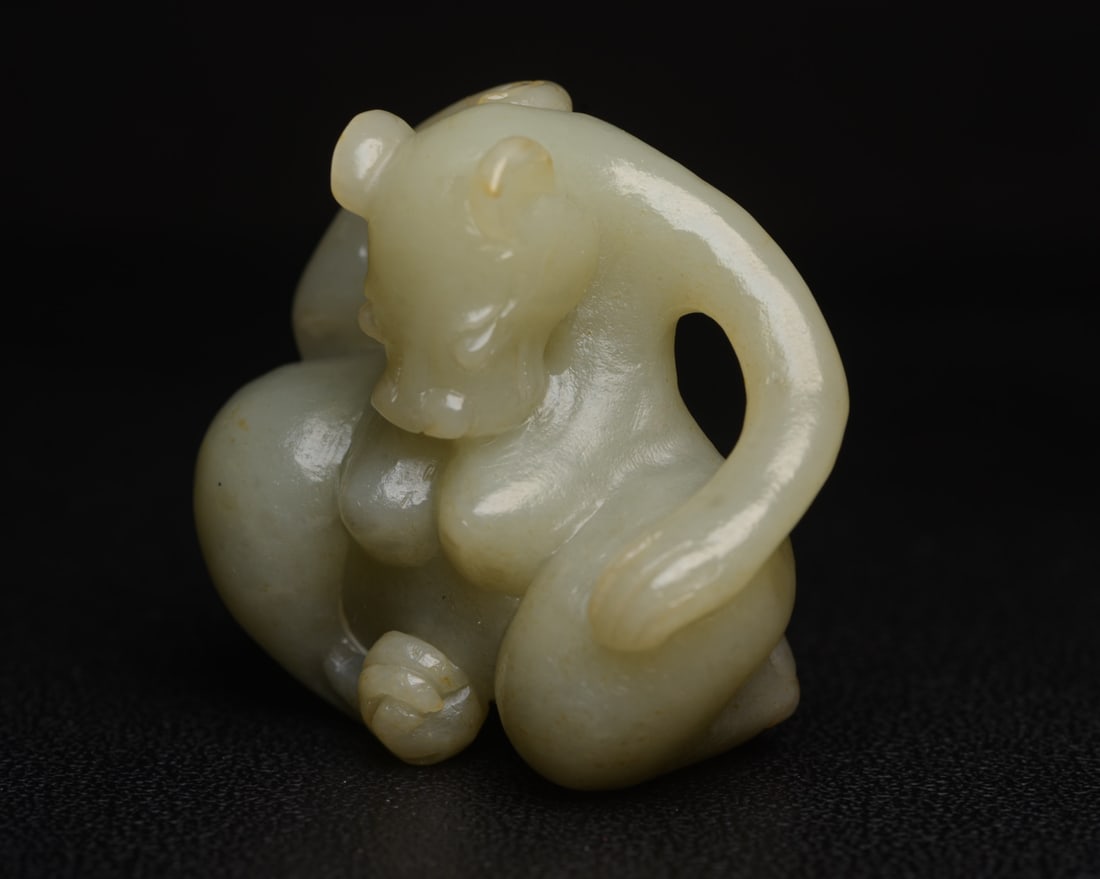 Hetian Jade Bear - 3