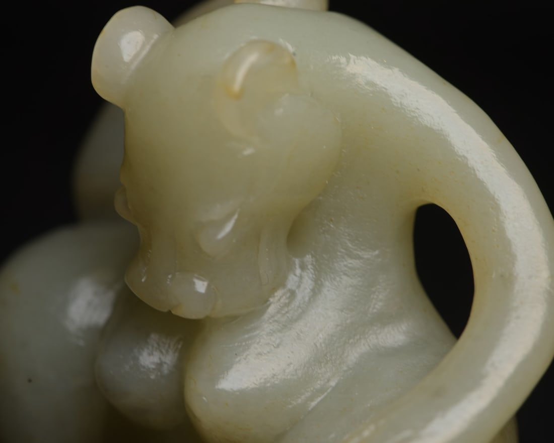 Hetian Jade Bear - 9