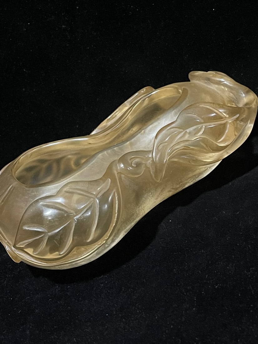 Crystal Leaf Pattern Brush Washer - 7