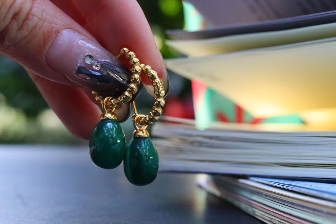 Malachite Earrings - 3