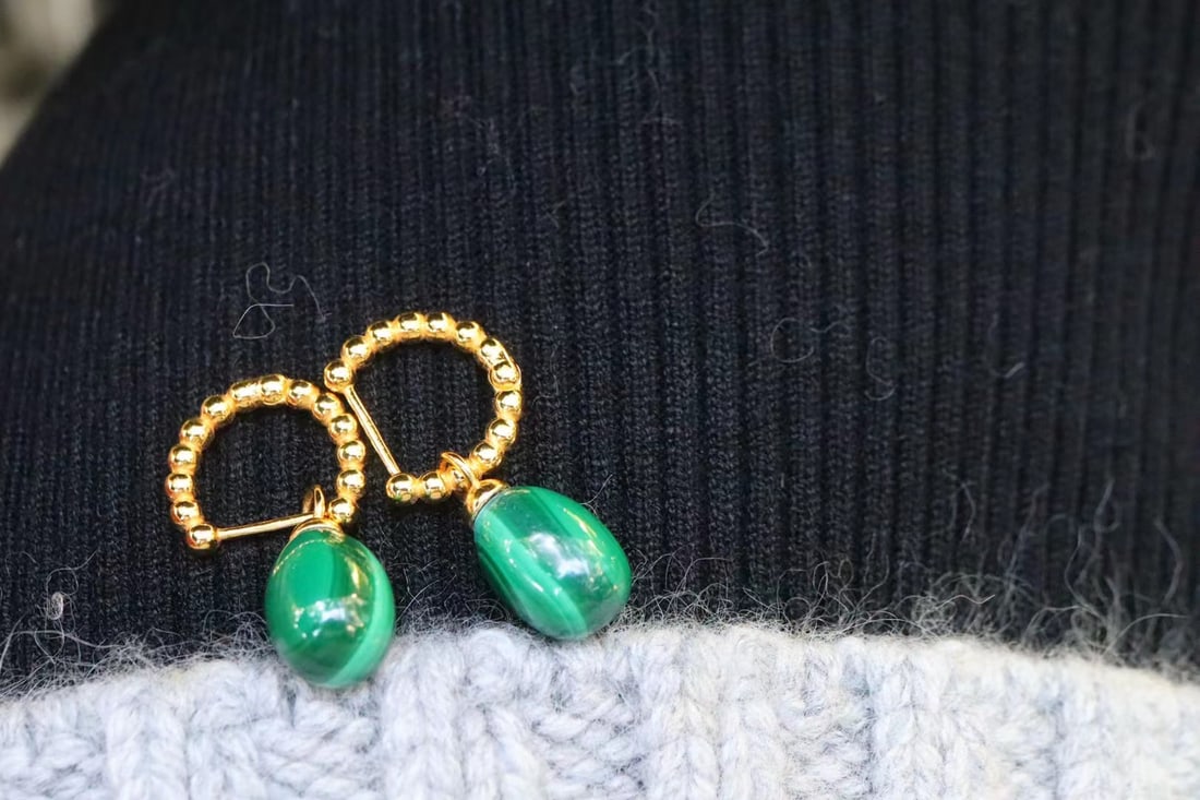 Malachite Earrings - 5