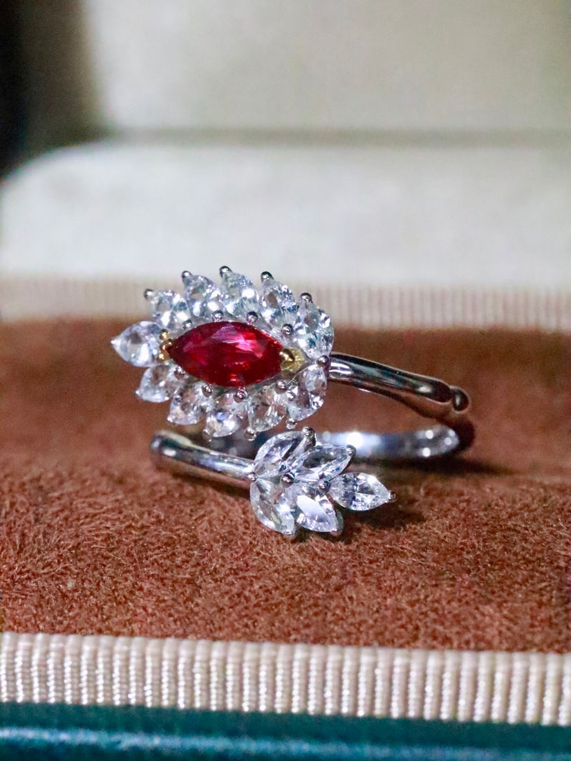 18K Gold Ruby Ring - 2