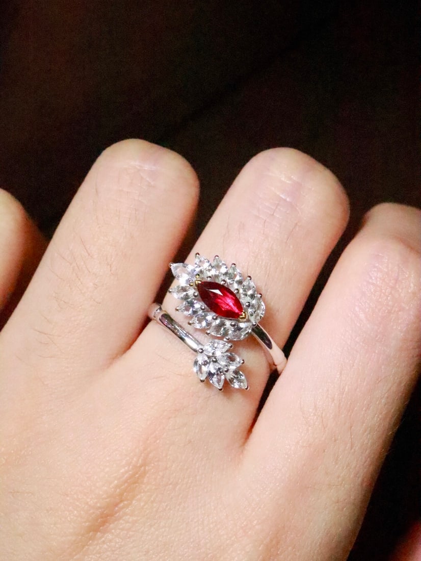 18K Gold Ruby Ring - 5