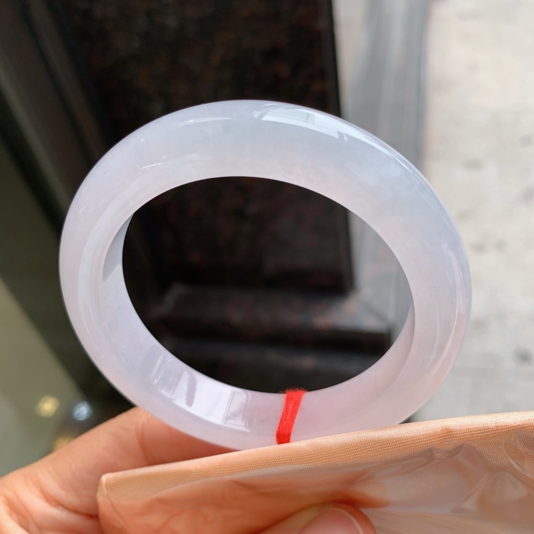 Ice Jadeite Bangle - 2