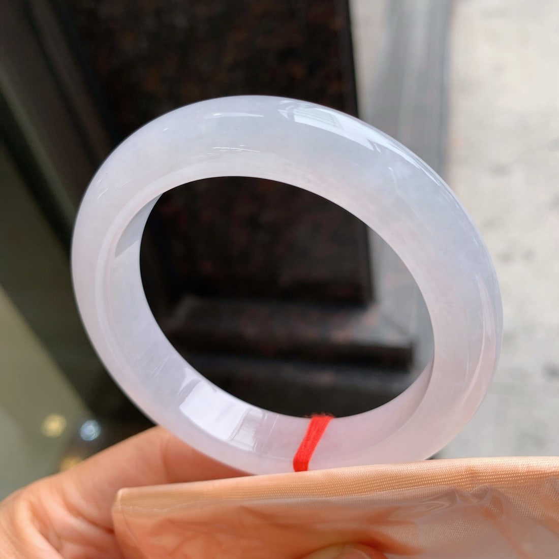 Ice Jadeite Bangle - 4