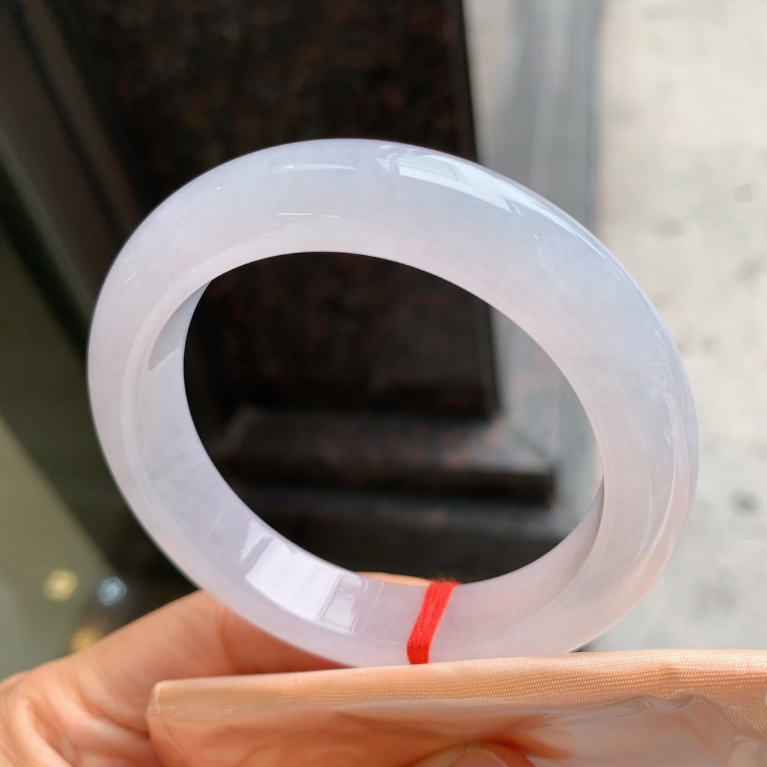 Ice Jadeite Bangle - 6