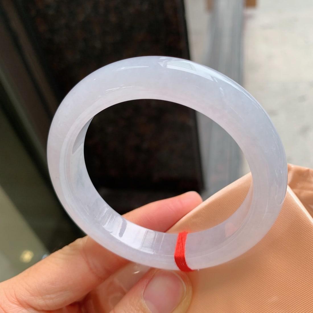 Ice Jadeite Bangle - 7