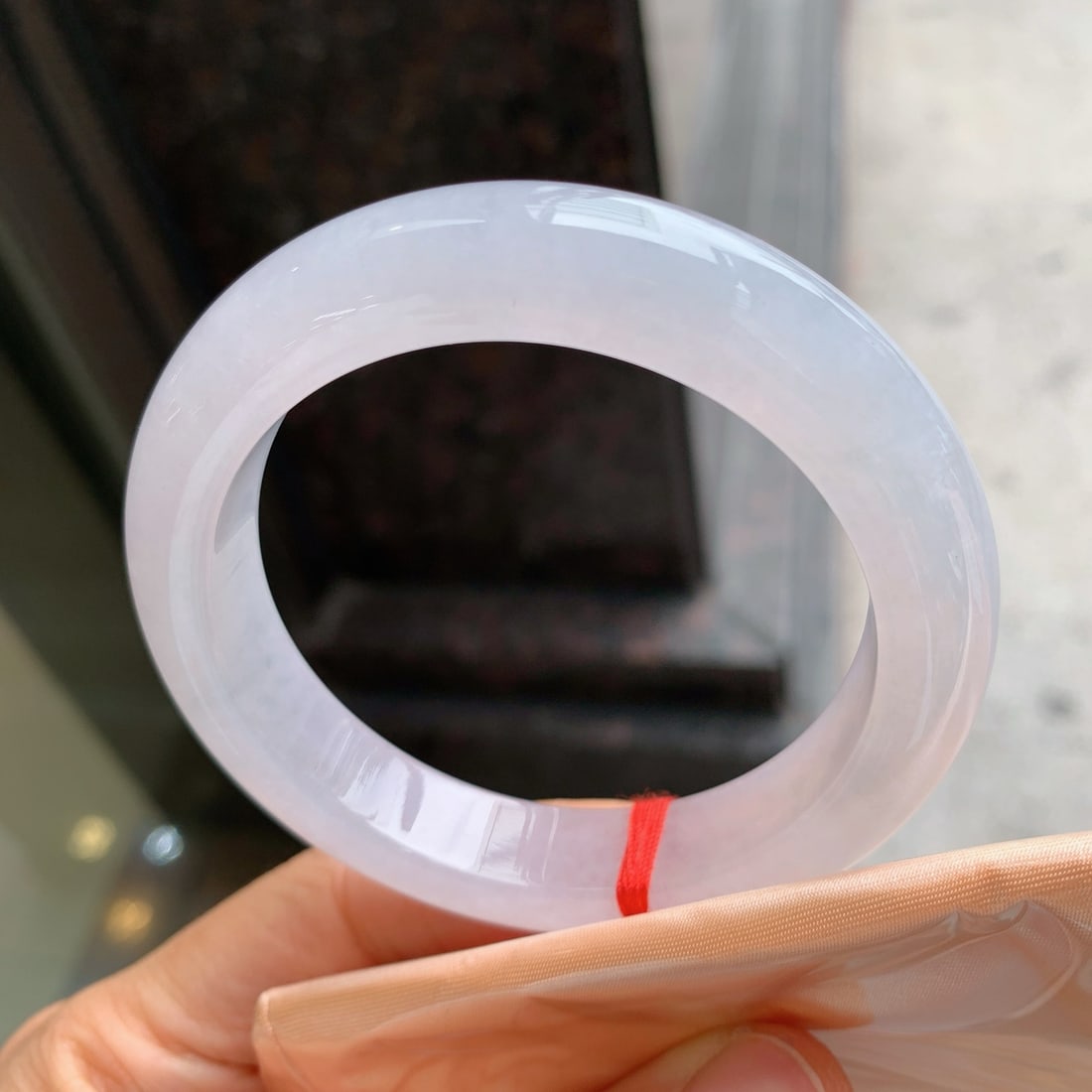 Ice Jadeite Bangle - 8