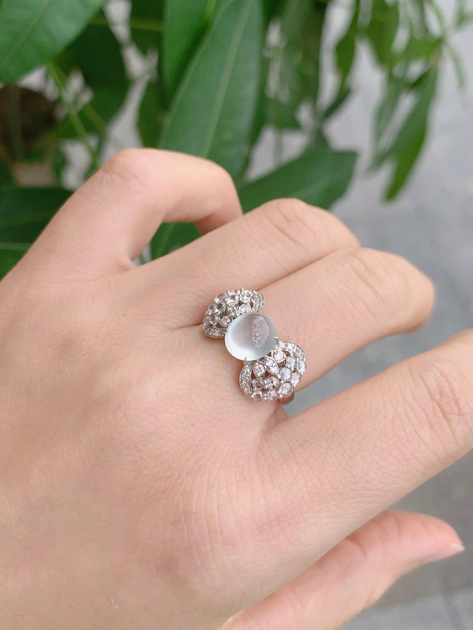 High Ice Cabochon Ring - 6
