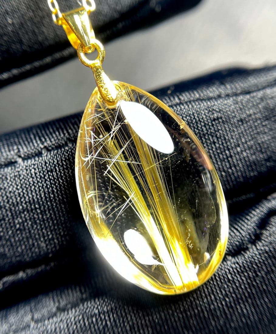925 Sterling Silver Pendant with Titanium Crystal (1 of 5)