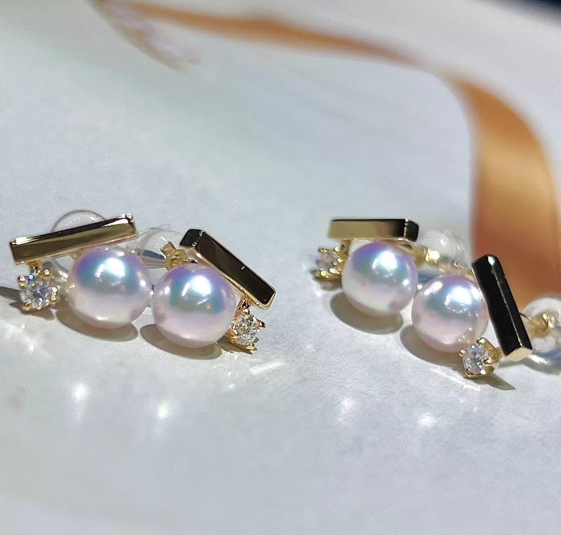 925 Silver Freshwater Pearl Earrings (1 of 5)