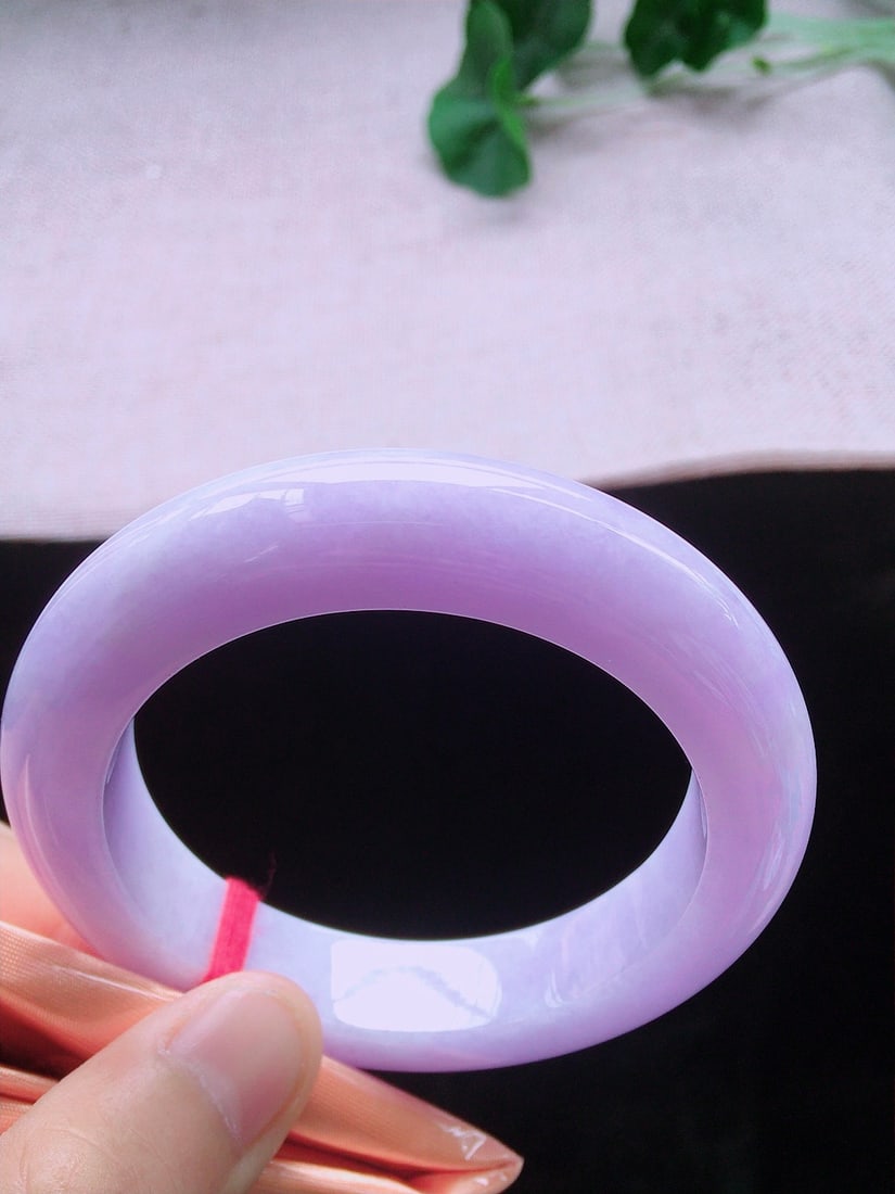 Violet Jadeite Bangle - 2